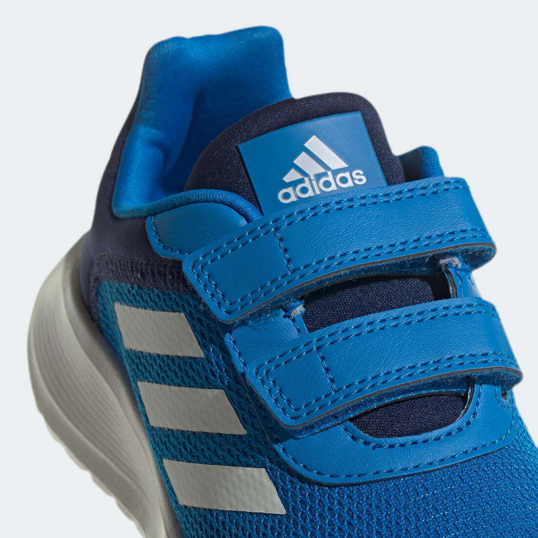 Baskets à scratch enfant - ADIDAS TENSAUR RUN bleu