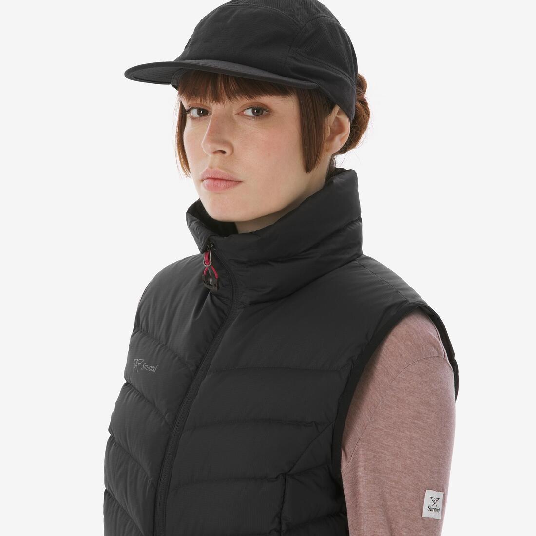 Doudoune sans manches en duvet de trek montagne - mt500 - femme
