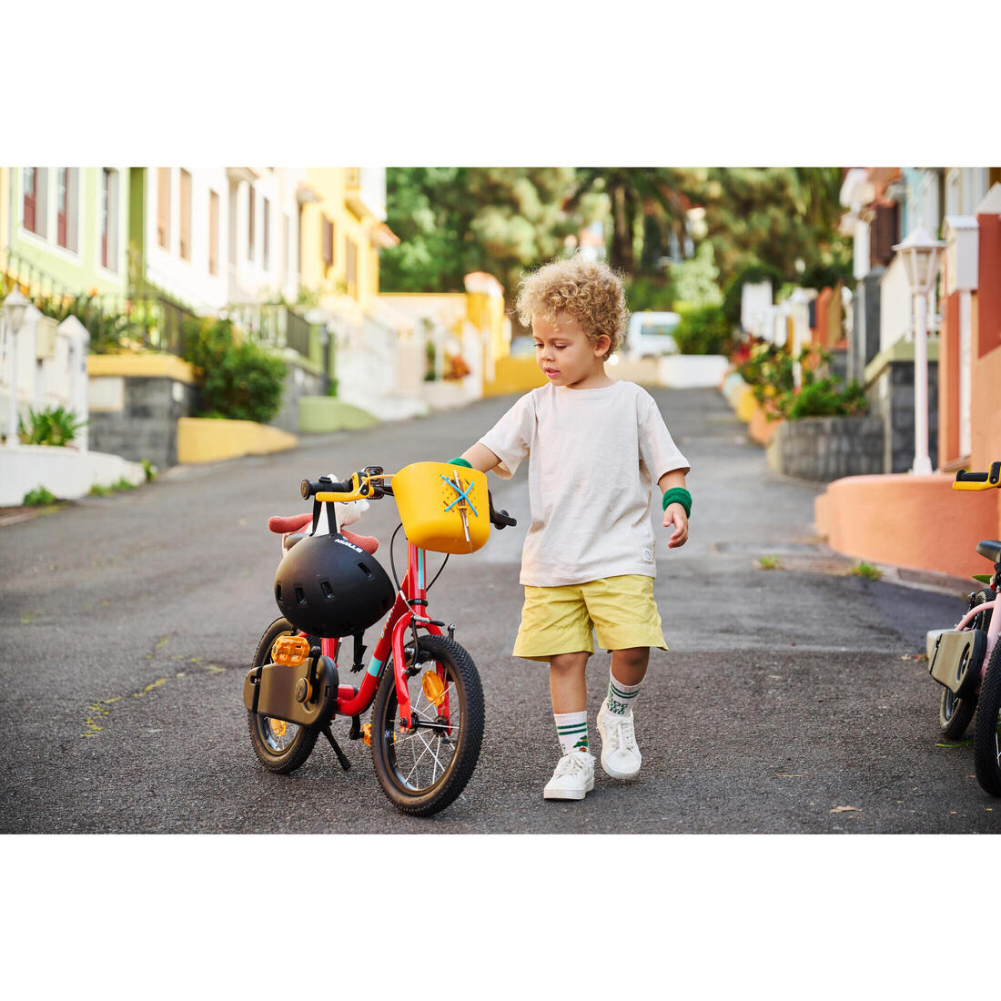 VELO ENFANT 2EN1 DRAISIENNE 3-5 ANS 14 pouces - DISCOVER 500
