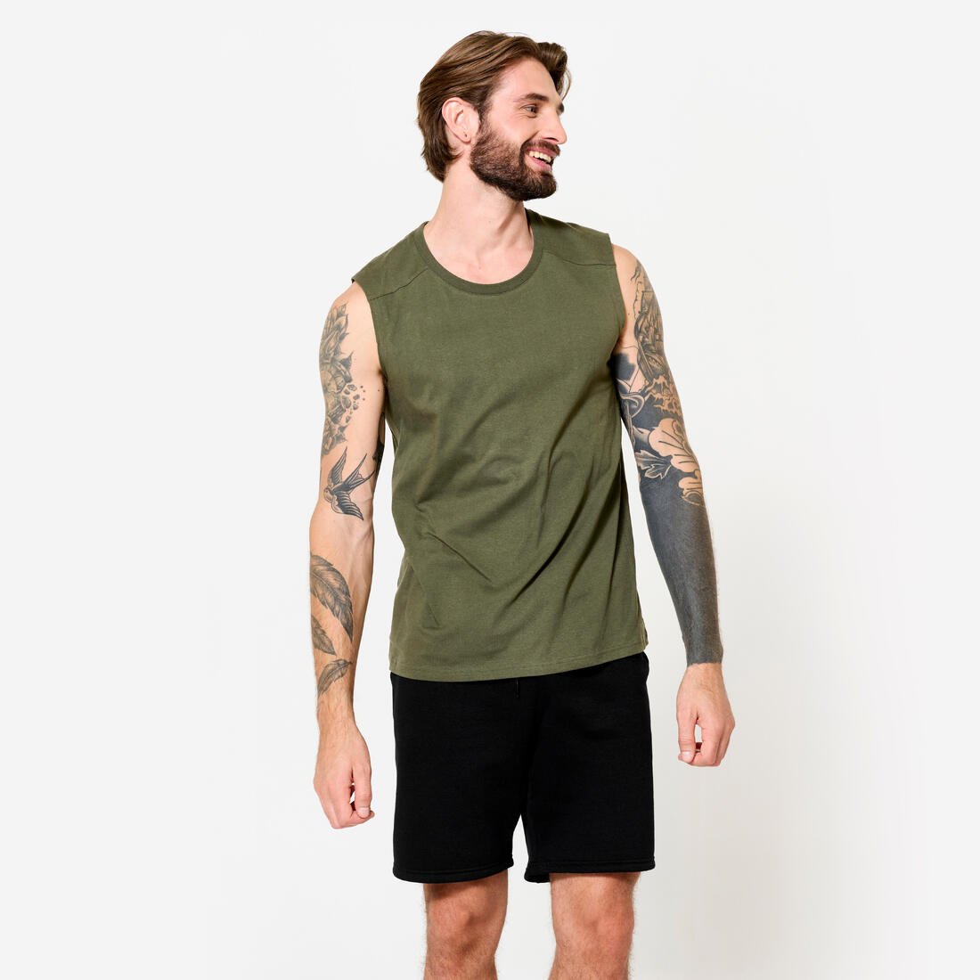 Débardeur extensible Fitness Homme - 500