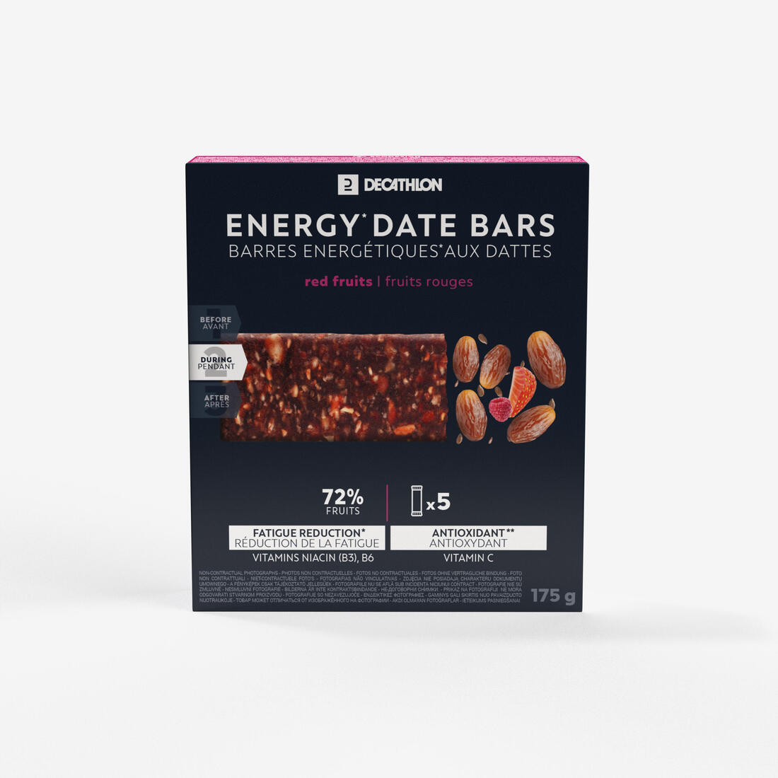 Barre énergétique dattes et banane, x5