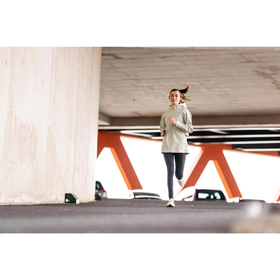 Legging chaud de running Femme - KIPRUN Run 100 Warm Noir
