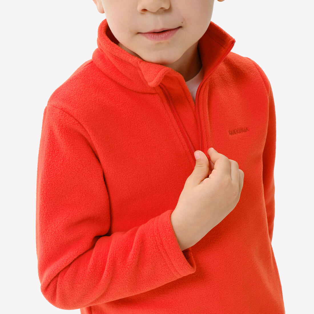 Polaire de randonnée enfant 2-6 ans, MH100 demi zip