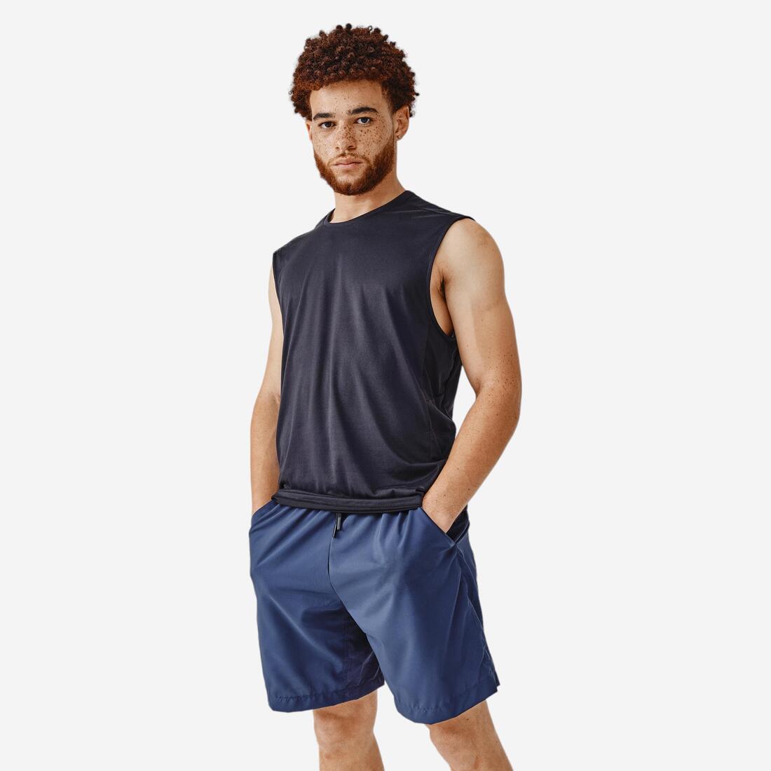 Short de running homme - kiprun run 500 dry