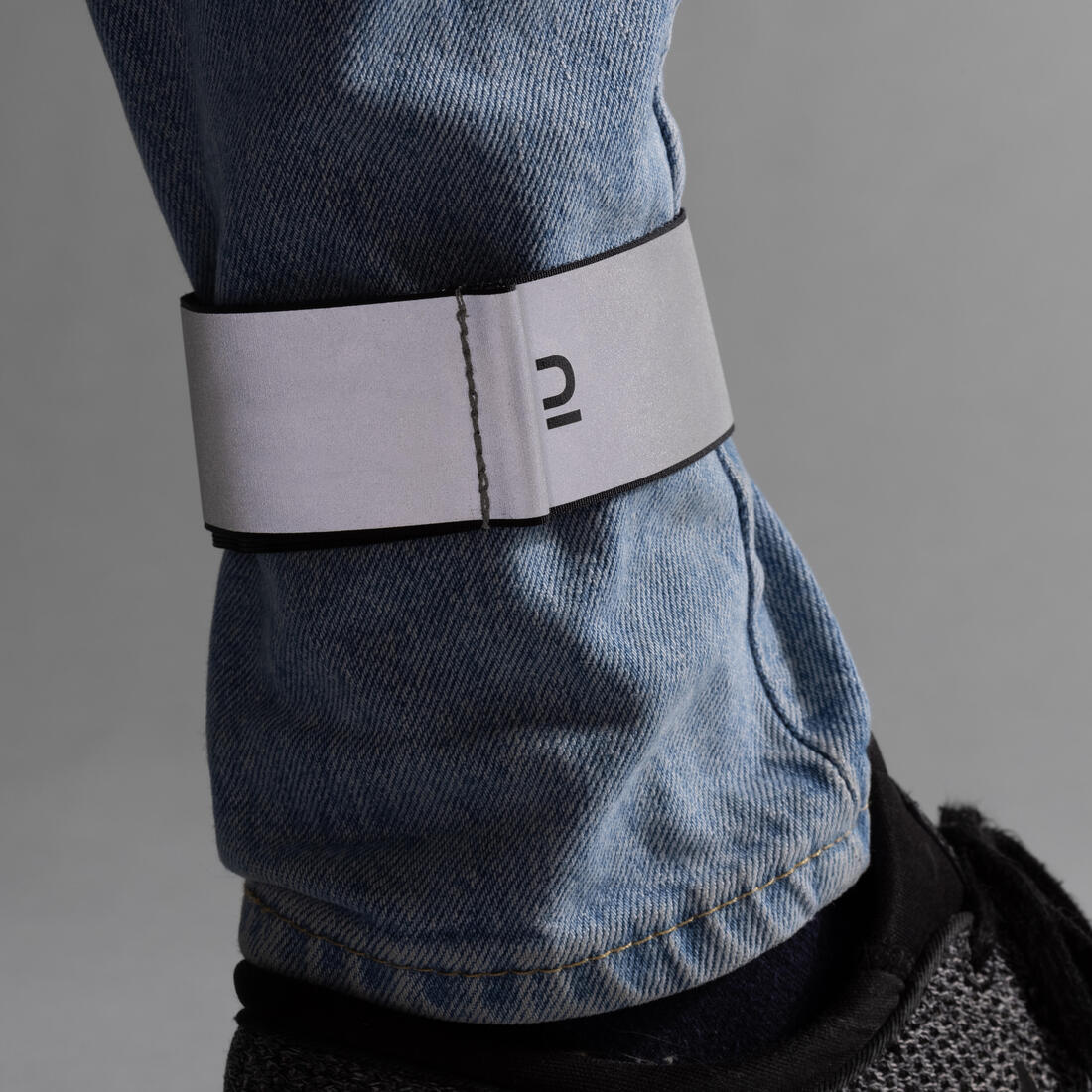 Serre-pantalon velo scratch visibilite nuit