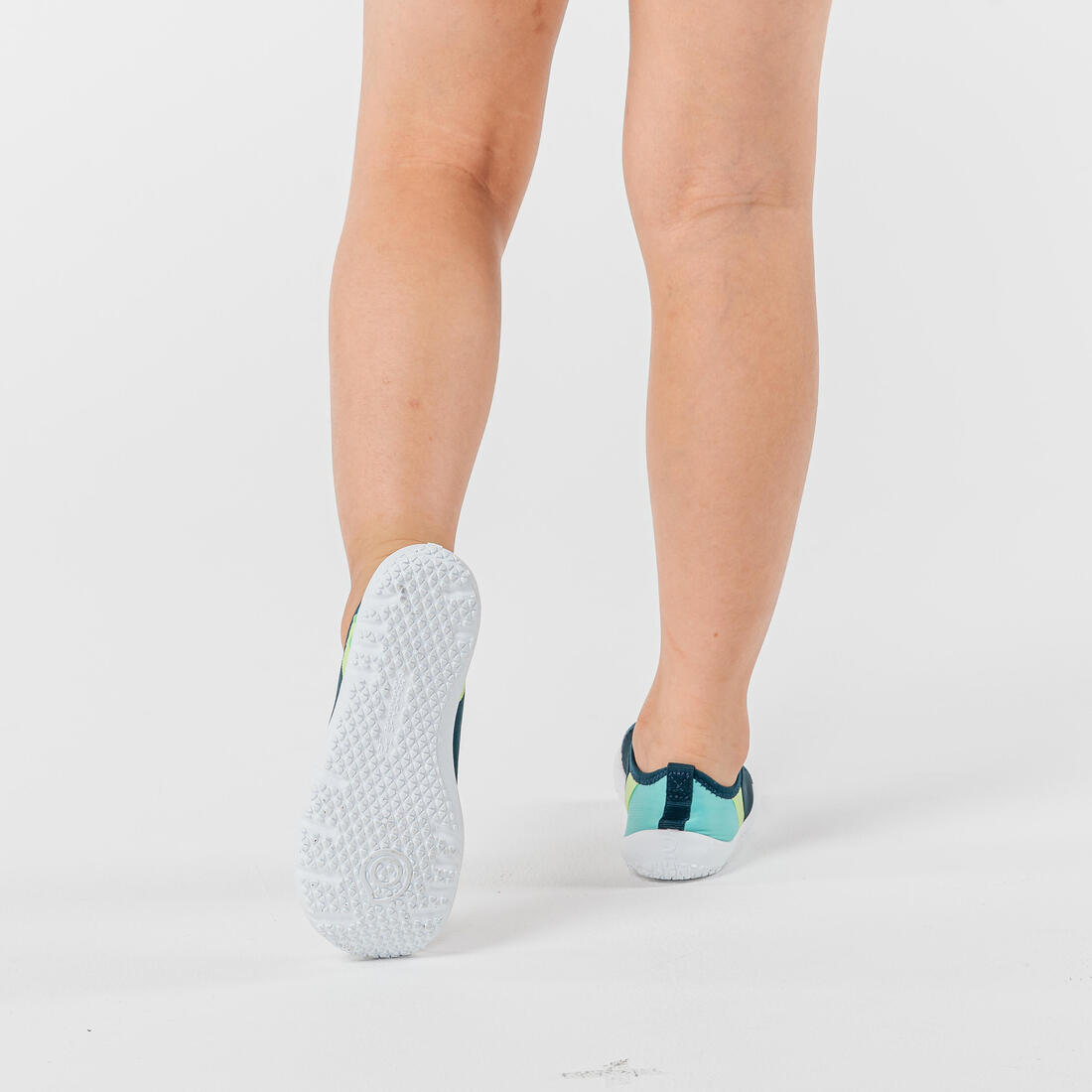 Chaussures aquatiques élastiques Enfant - Aquashoes 120 Lagune