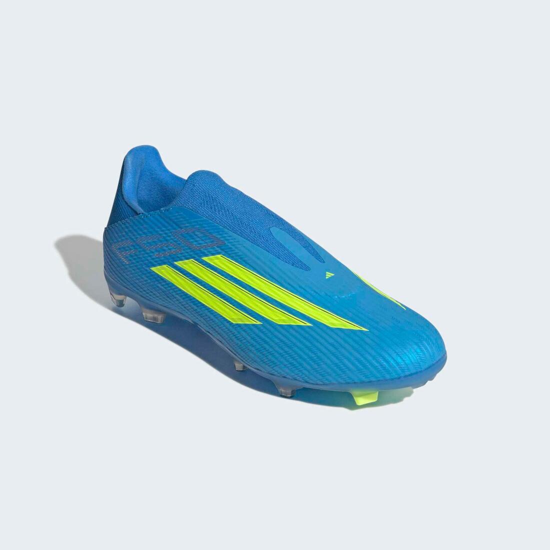 adidas F50 League sans lacets FG/MG chaussure Adulte Bleu
