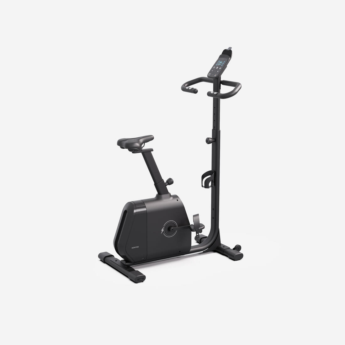 Vélo d'appartement avec résistance motorisée, EB520 B, garanti par Decathlon