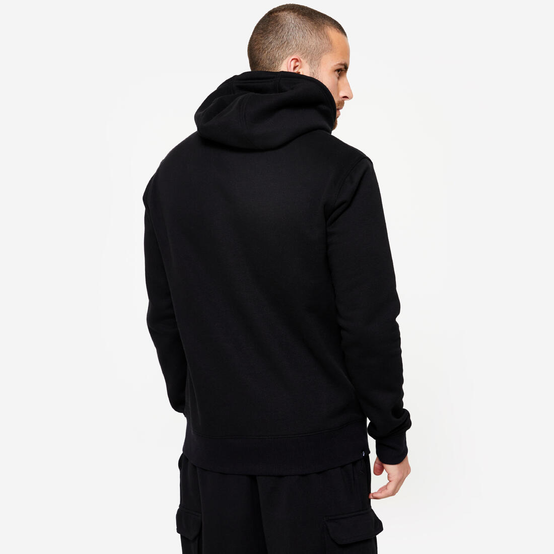 Sweat à capuche chaud en molleton homme