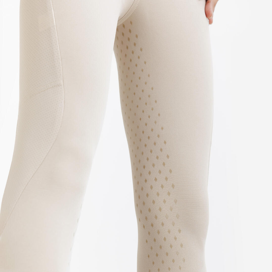 Pantalon équitation full grip léger Enfant - 500 mesh