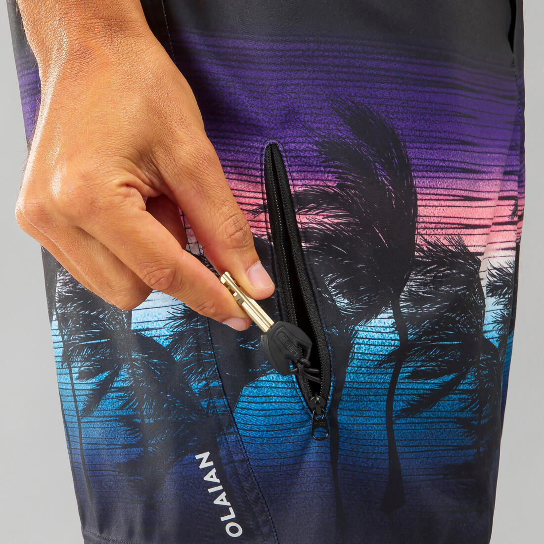 Surf boardshort court 500 line black