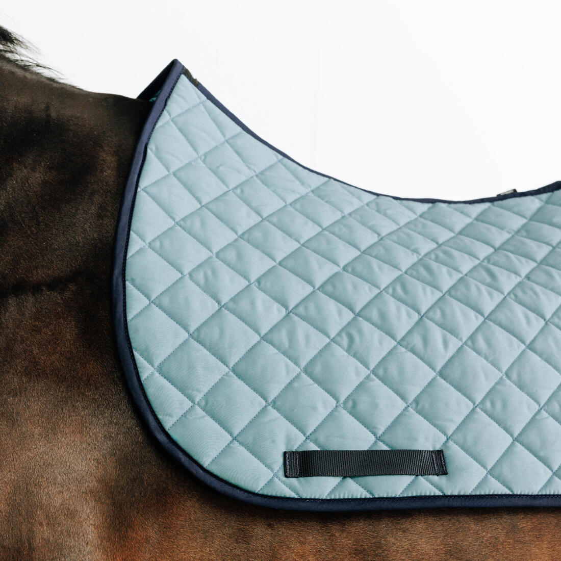 Tapis de selle équitation cheval - 100 marine