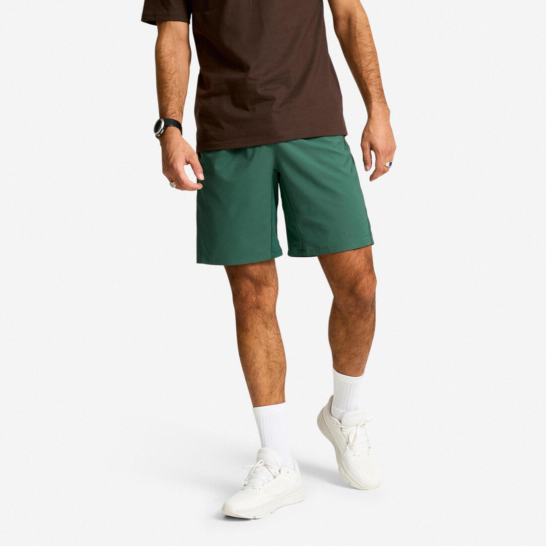 Short de fitness respirant poches zippées homme