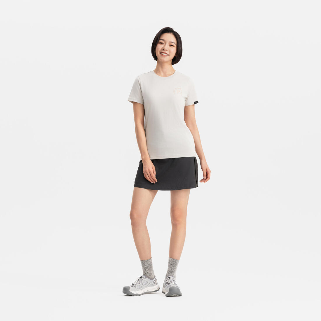 Jupe short de randonnée - nh500 - femme