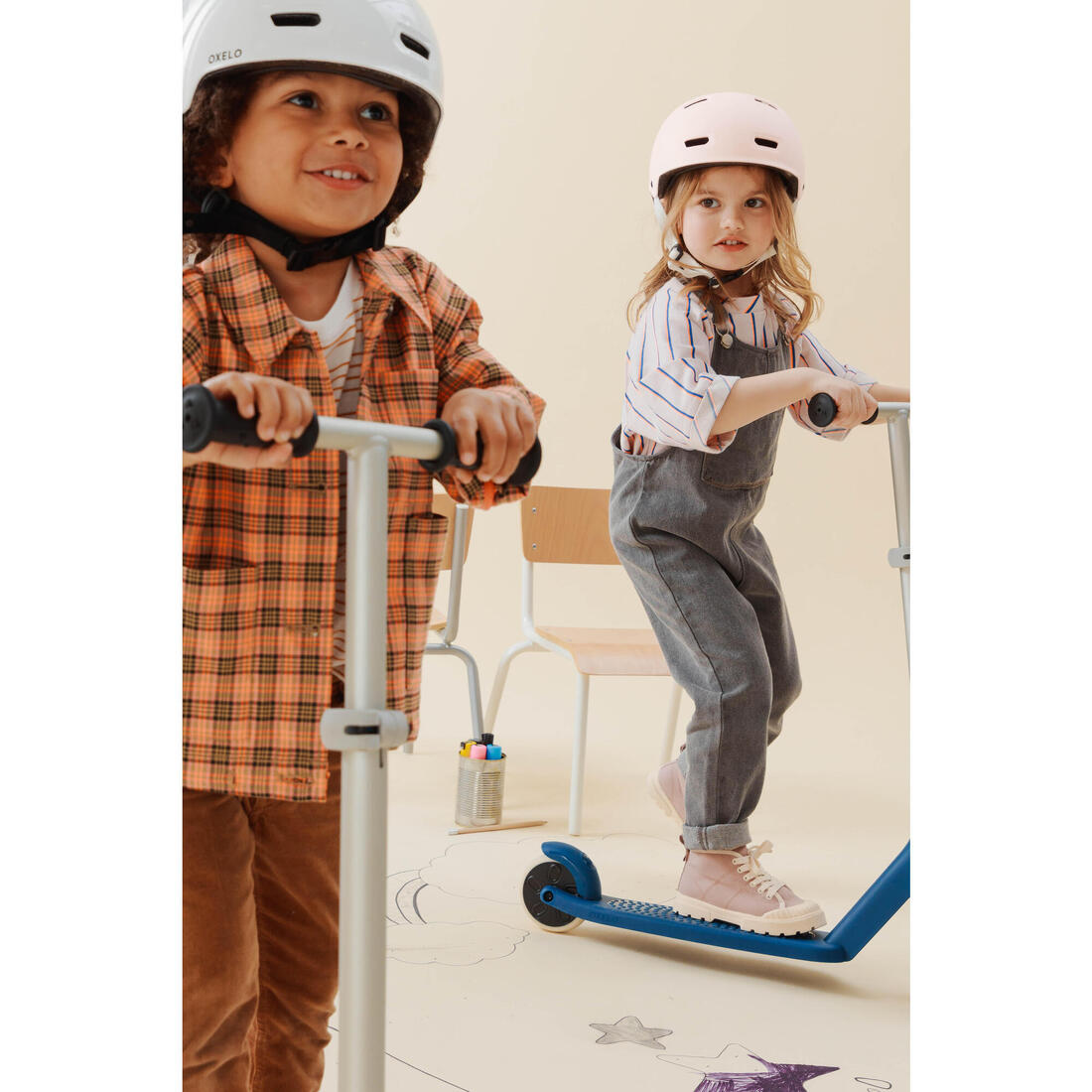 TROTTINETTE ENFANT L500 BLEUE