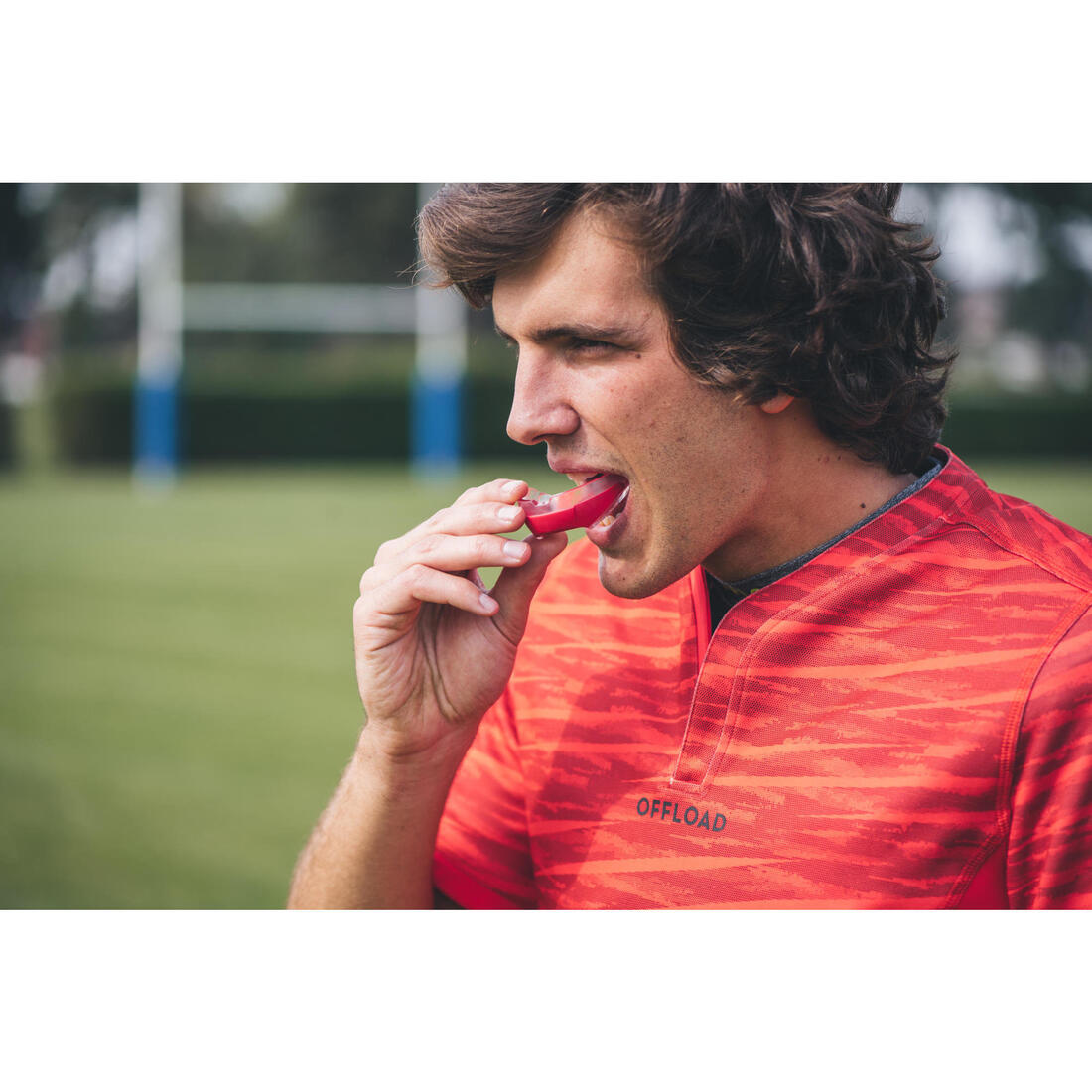 Protège dents de rugby Taille M - R500 Bleu