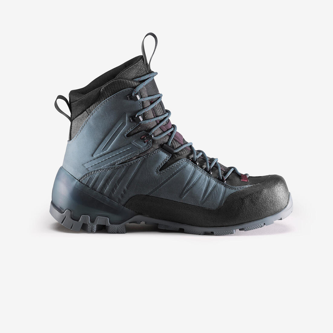 Chaussures cuir imperméables de trek - mt900 haute - femme