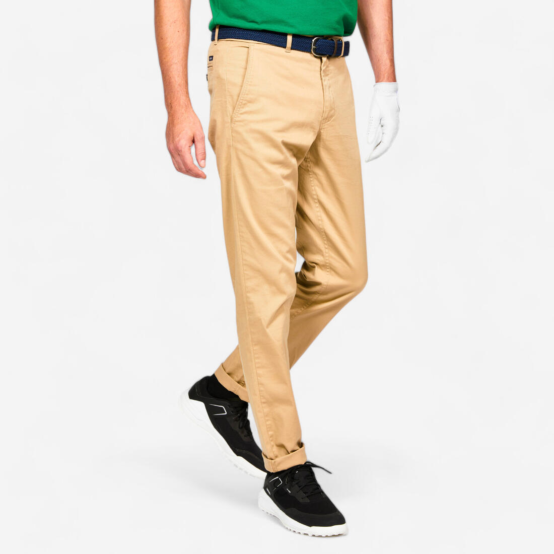 Pantalon de golf chino coton homme, MW500
