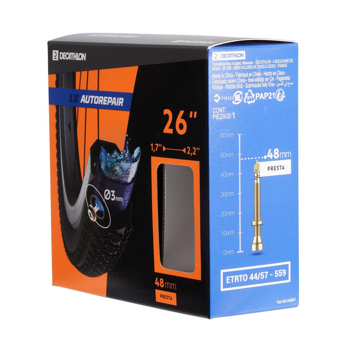 CHAMBRE A AIR 26x1,7/2,2 PRESTA AUTO REPARANTE