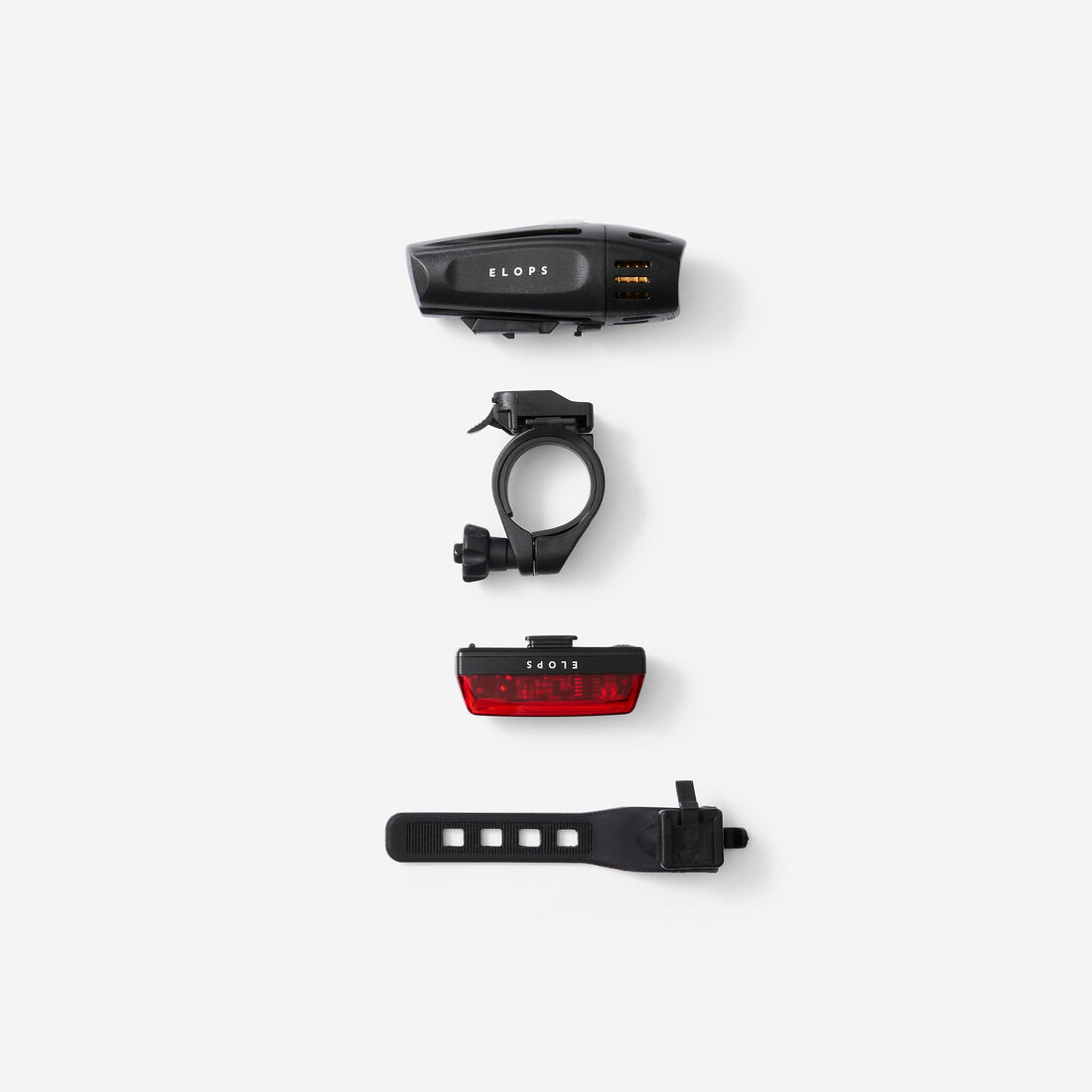 Kit éclairage vélo LED, ST 920 avant et arrière USB