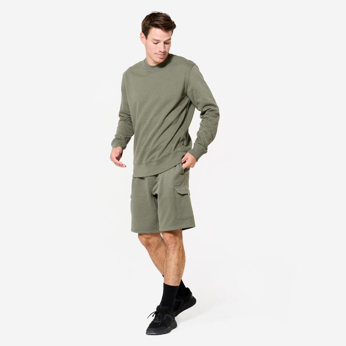 Sweat chaud en molleton homme