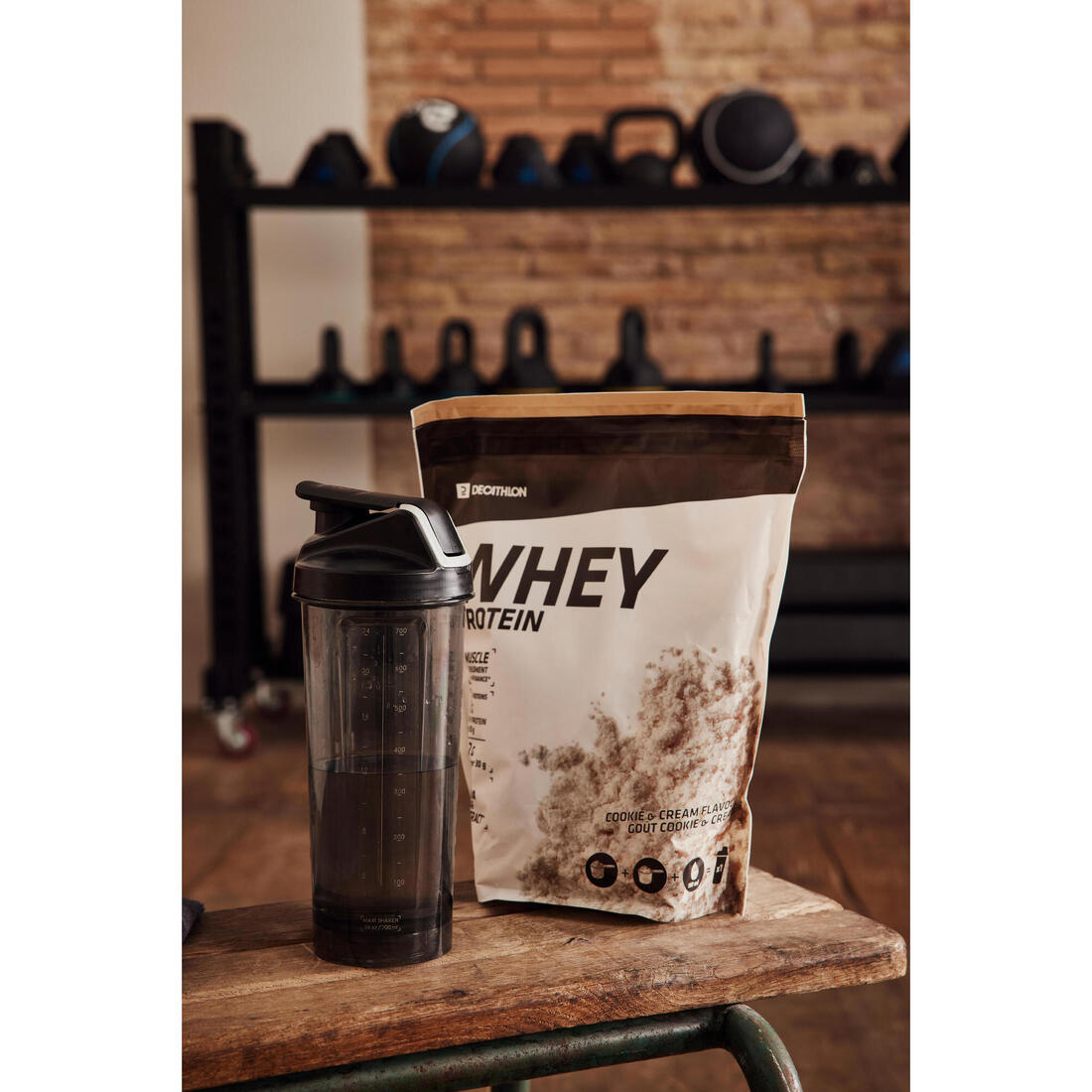 Whey protein cookies & cream 900g