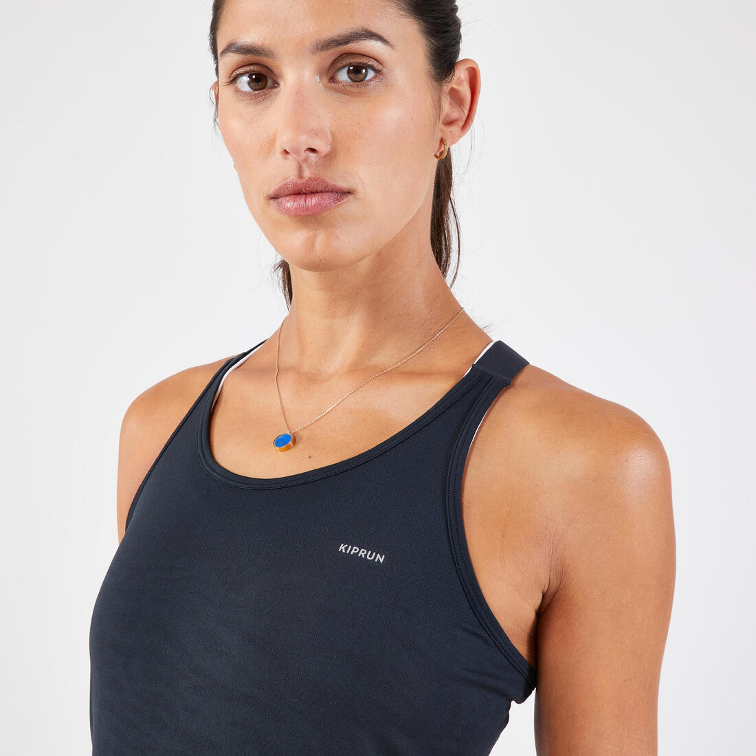 Débardeur running sans couture femme - kiprun run 500 confort lavande