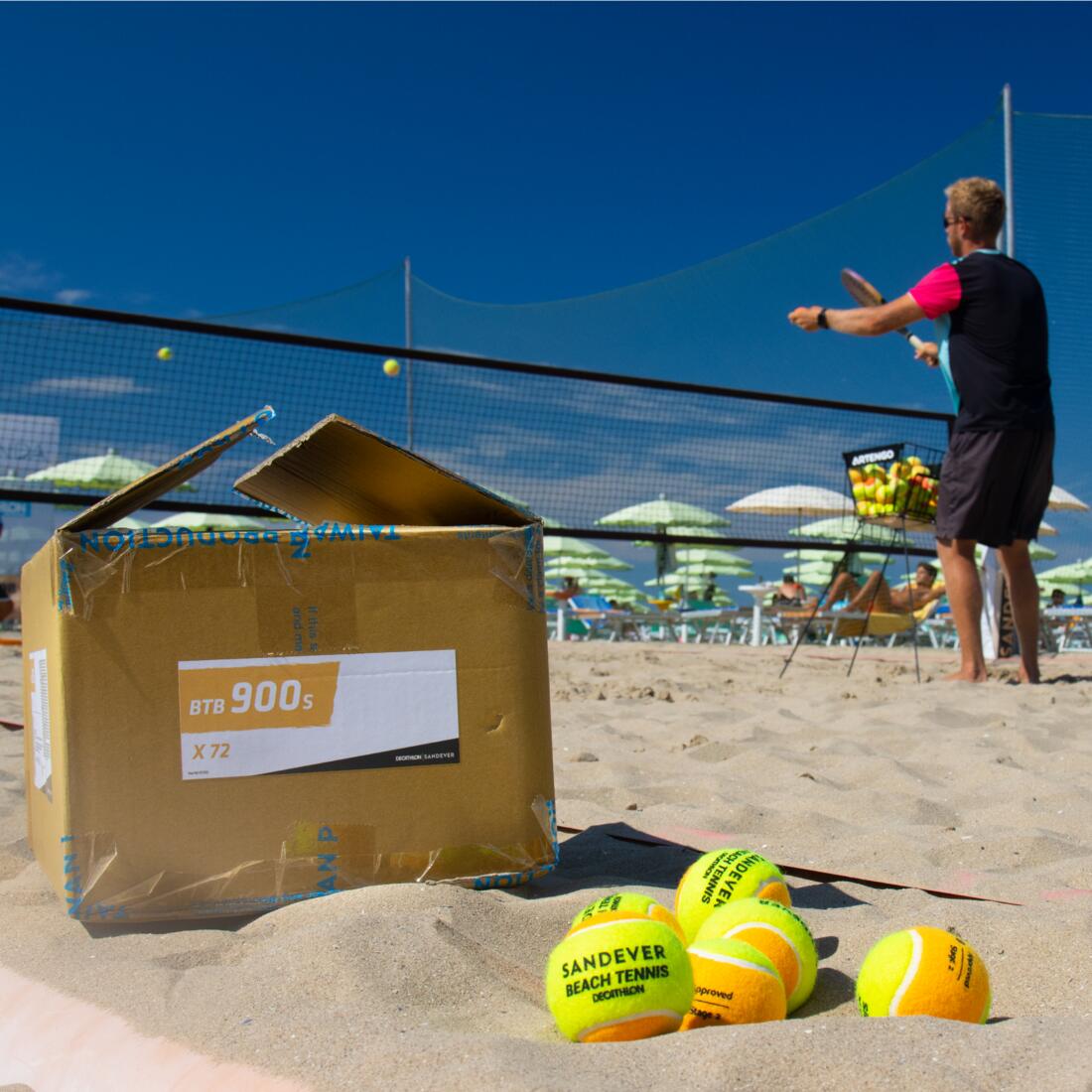 BALLE DE BEACH TENNIS BTB 900 ORANGE S X72