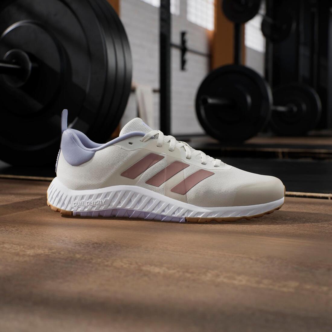 Chaussures Everyset de fitness femme, beige et violet