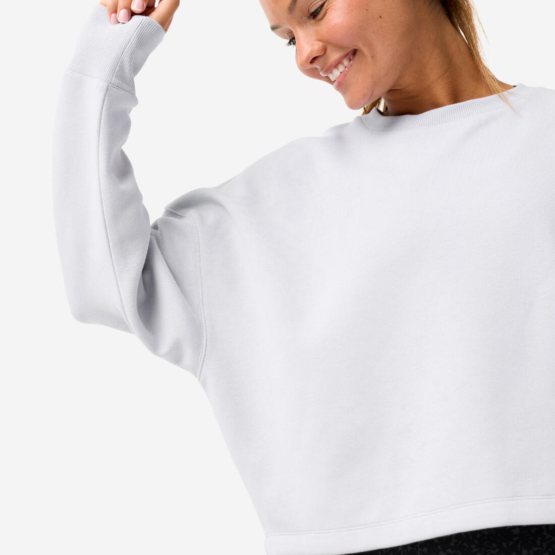 Sweat de fitness crop femme