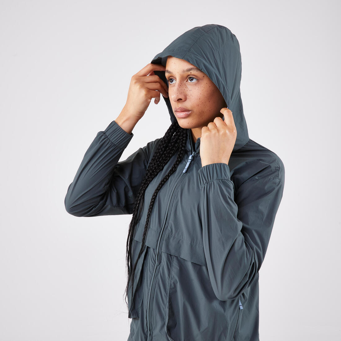Veste coupe-vent de running Femme - KIPRUN Run 500 Wind
