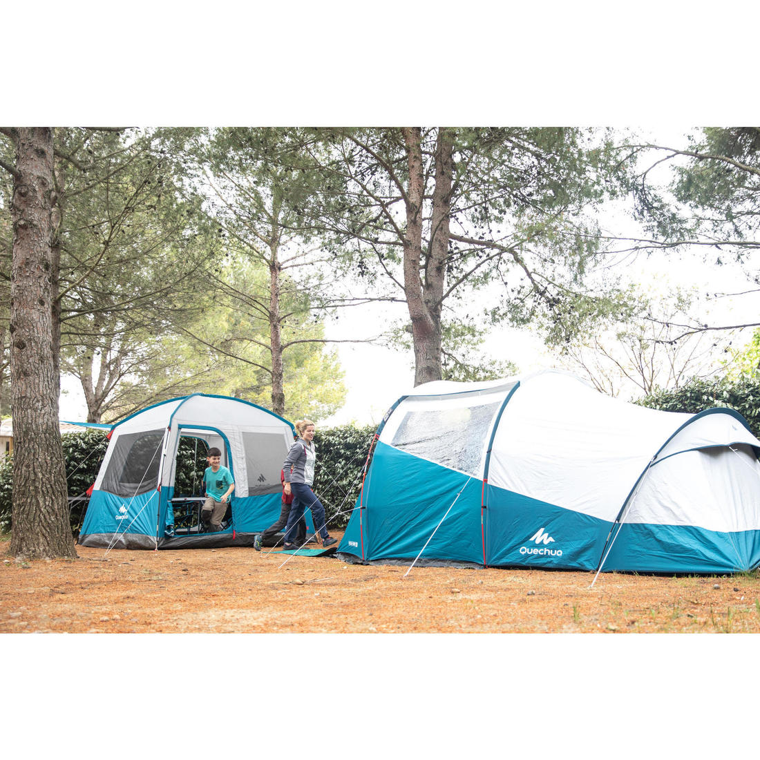 Tente à arceaux de camping - Arpenaz 4.1 F&B - 4 Places - 1 Chambre
