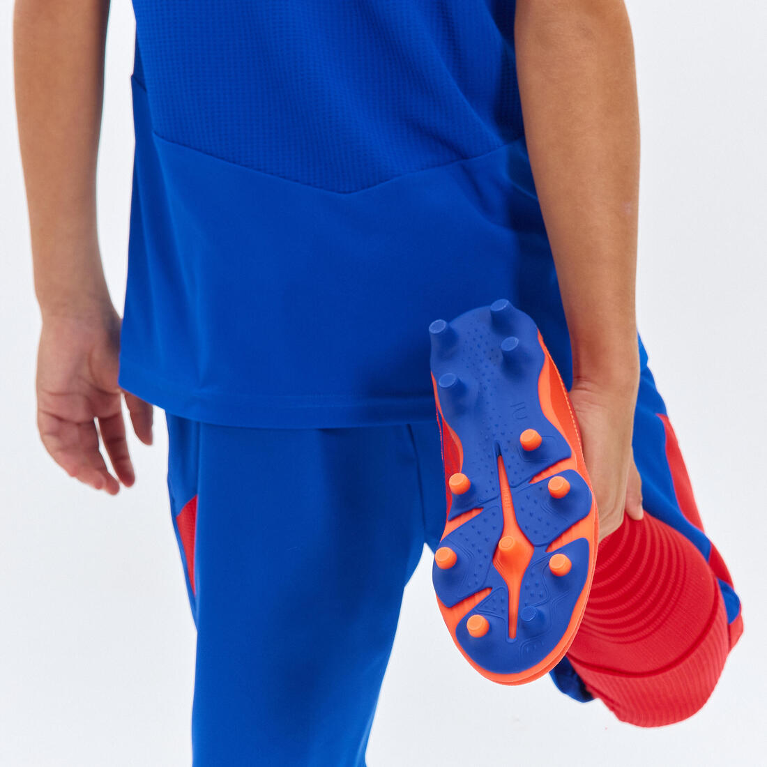 CHAUSSURES DE FOOTBALL ENFANT A LACETS VIRALTO I FG NEBULA