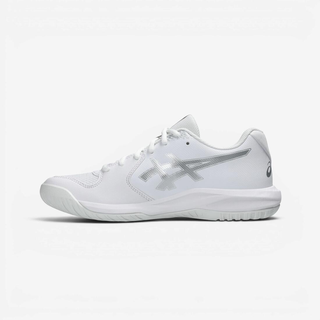 Chaussures de tennis multicourt femme, Asics Gel Dedicate 9 blanc