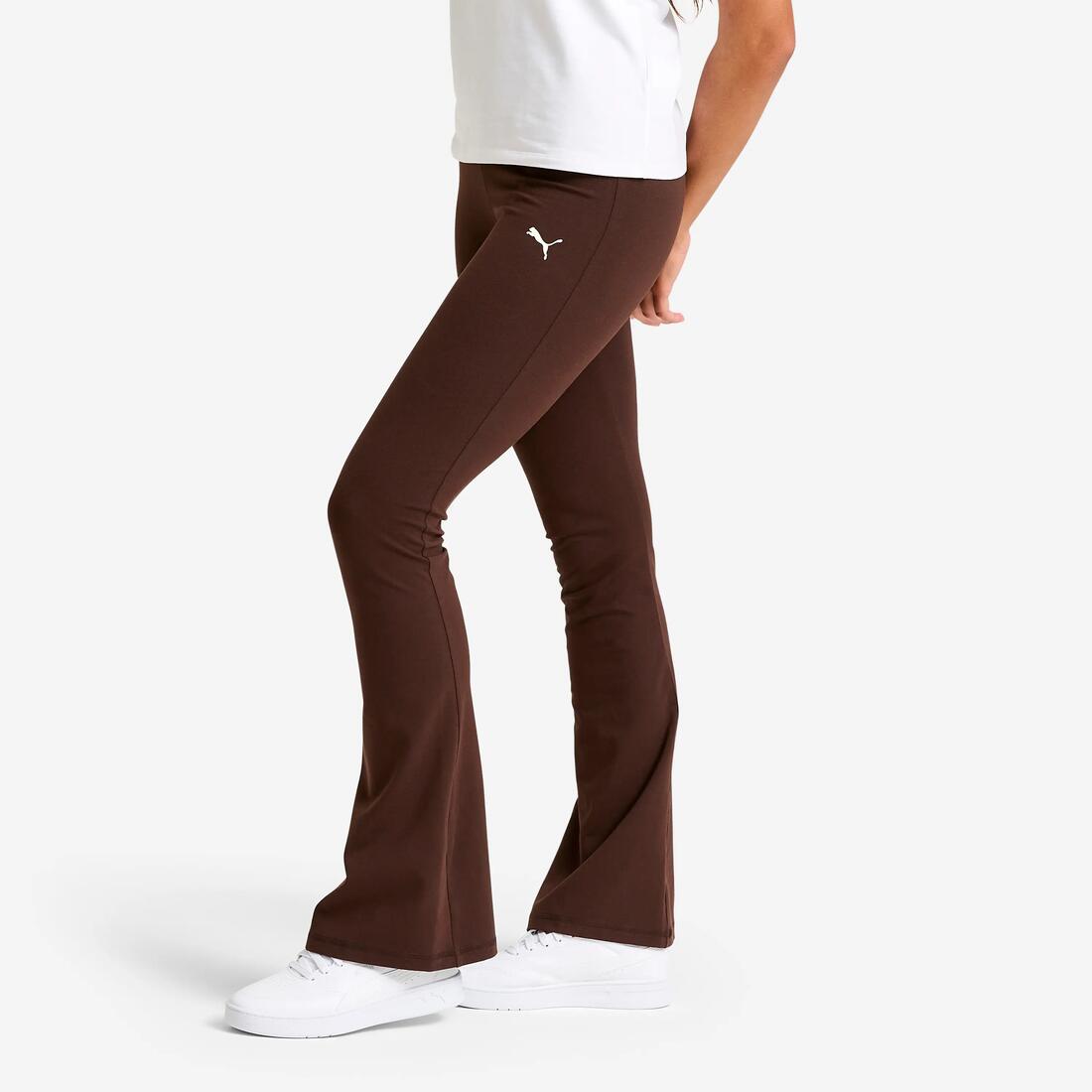 Legging en coton taille haute femme