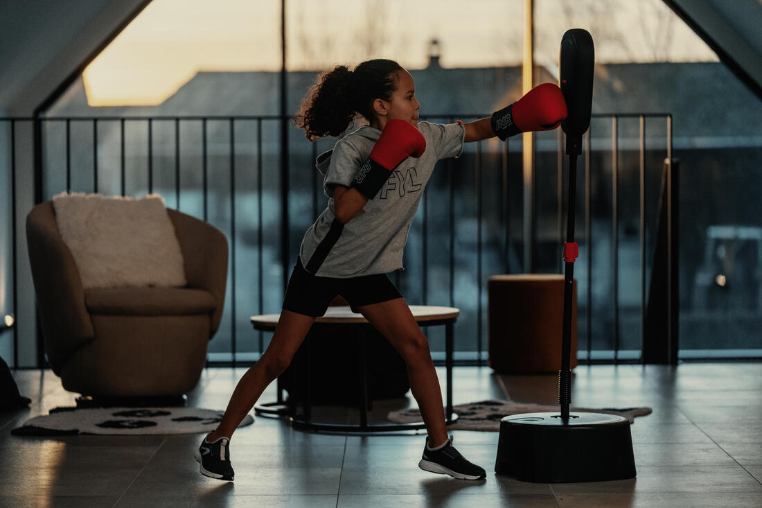 Kit punching ball junior + gants de boxe 4Oz