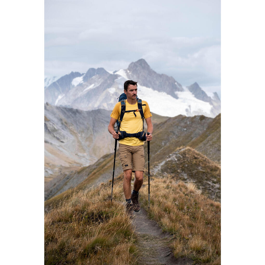 CHAUSSURES TREKKING CUIR IMPERMÉABLES - MT500 - HOMME HAUTE