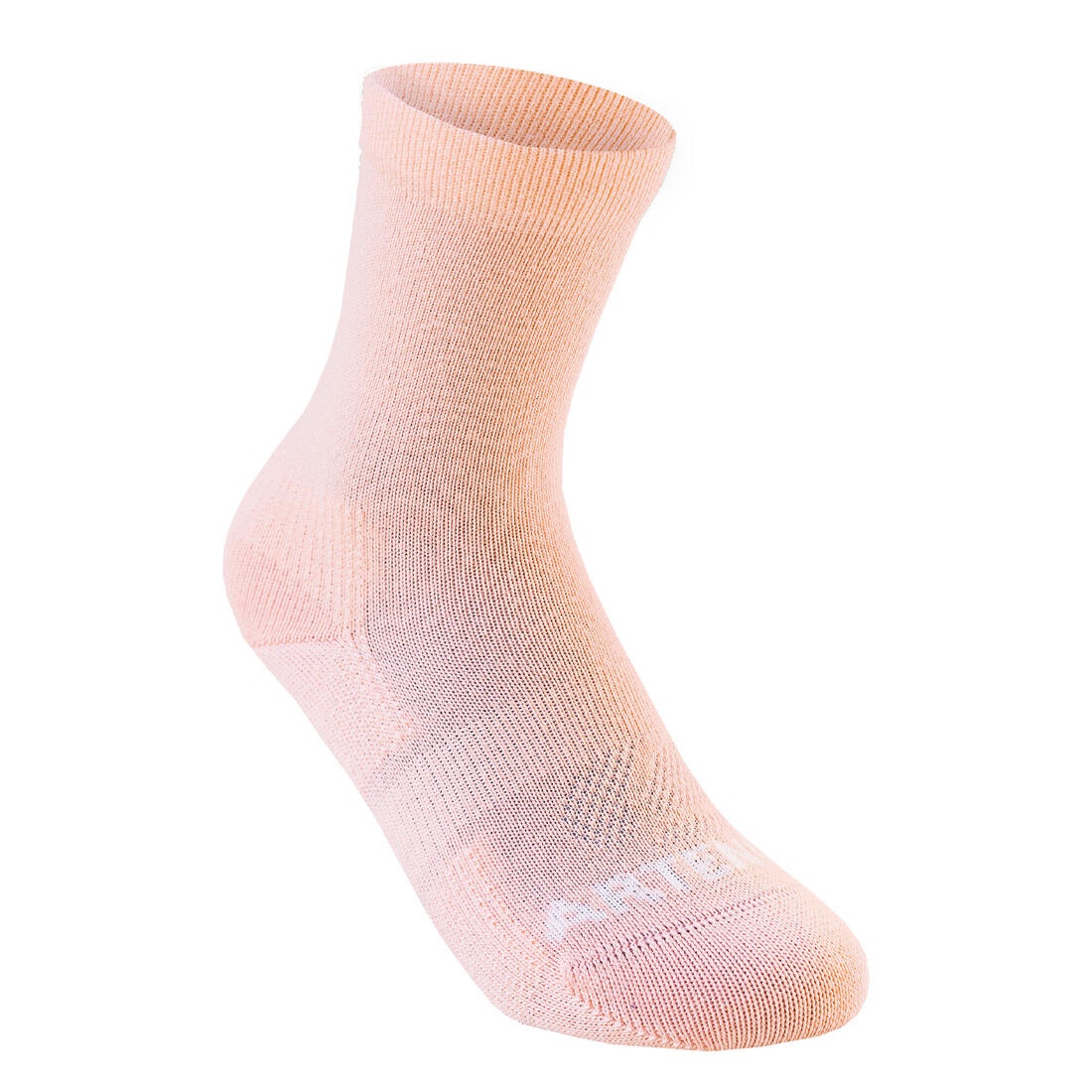 CHAUSSETTES DE SPORT ENFANT HAUTES ARTENGO RS 160 BLANC MARINE BLANC LOT DE 3