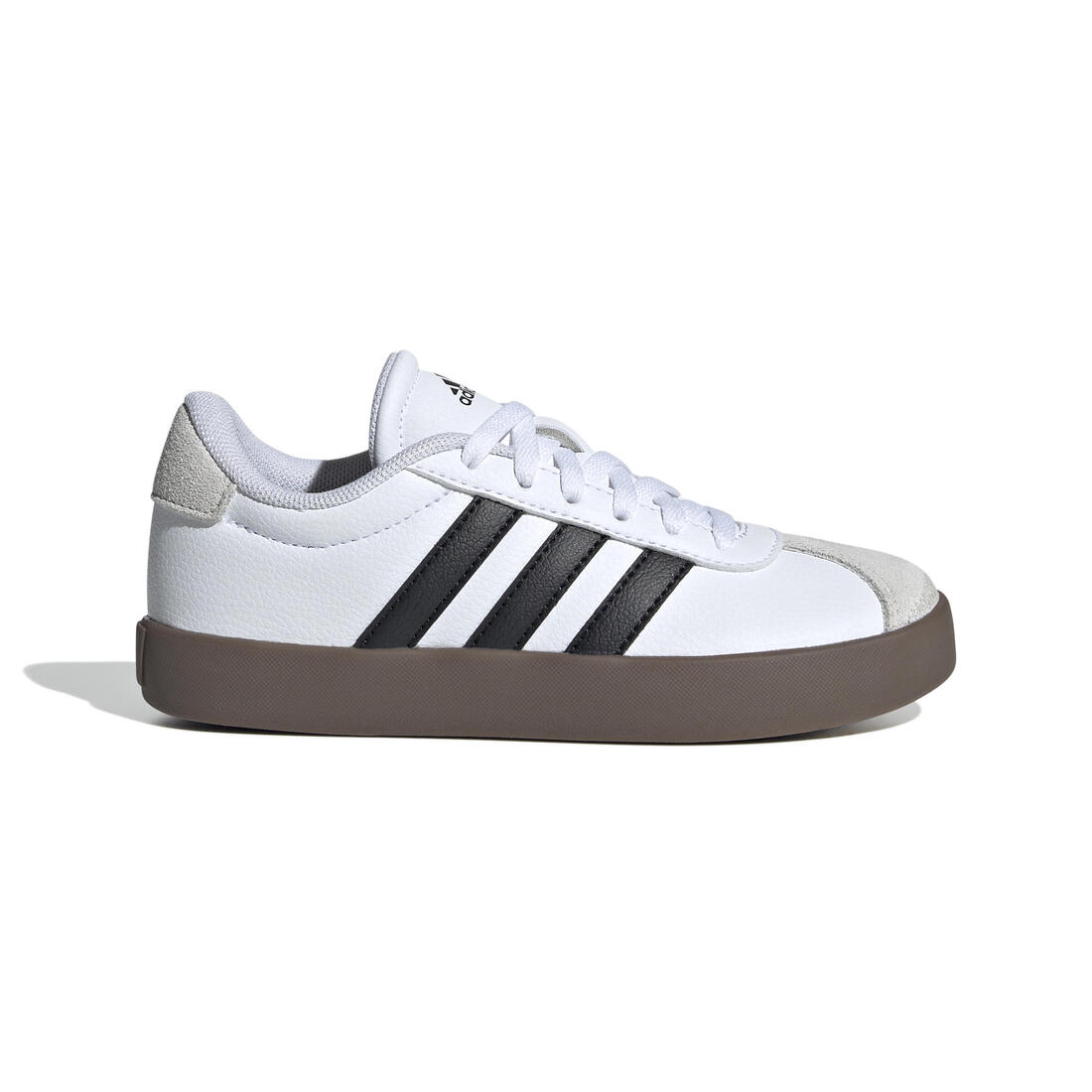CHAUSSURES VL COURT ADIDAS ENFANT BLANC NOIR GRIS