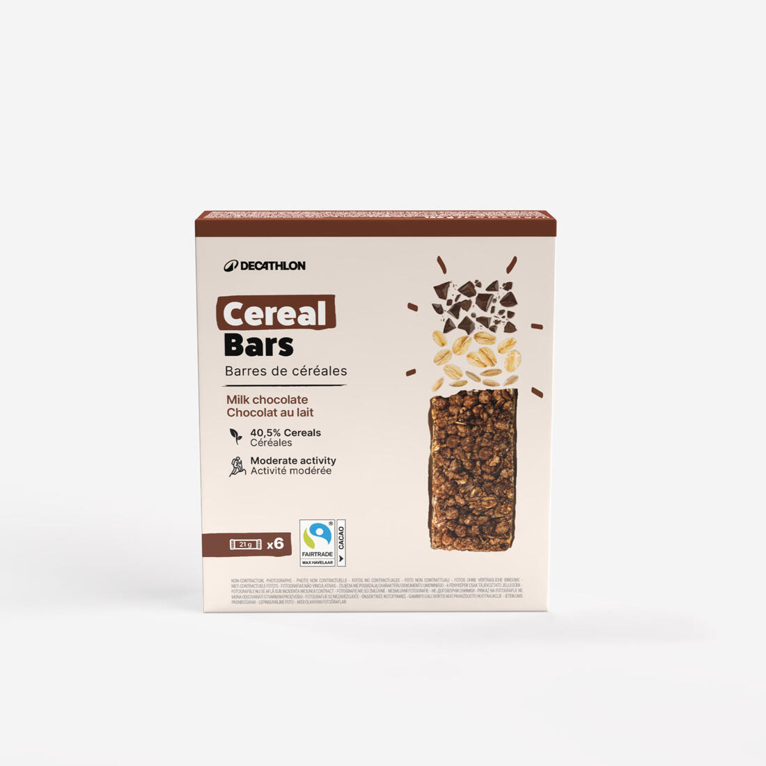 Barre de céréales nature x6