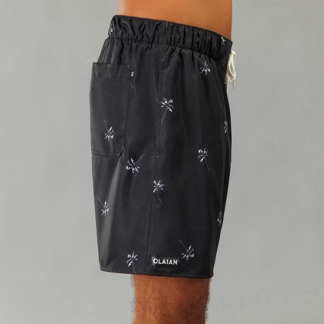 Short de bain 15" homme - 100 palmito