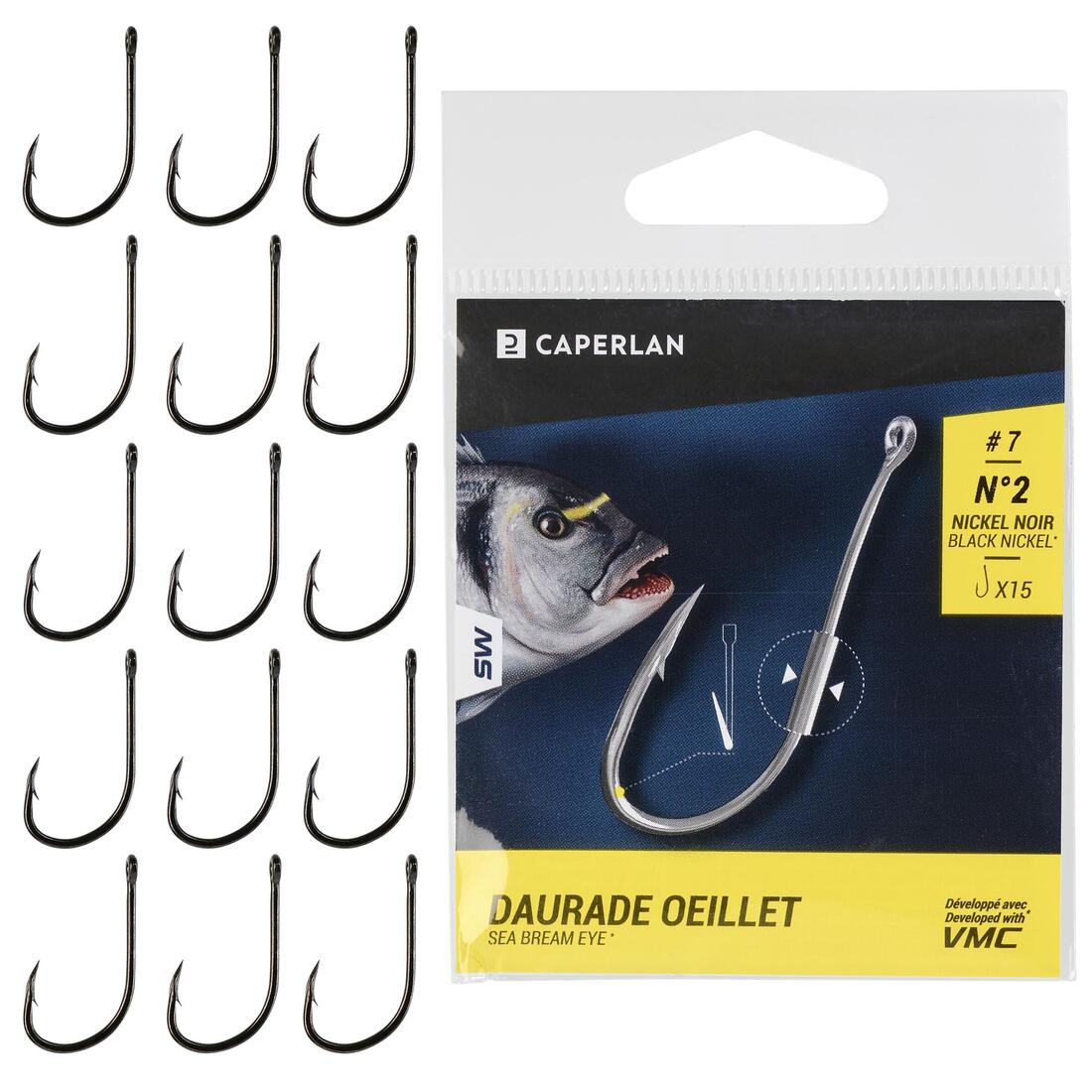 Hameçon à oeillet HOOK DAURADE EYE pêche en mer