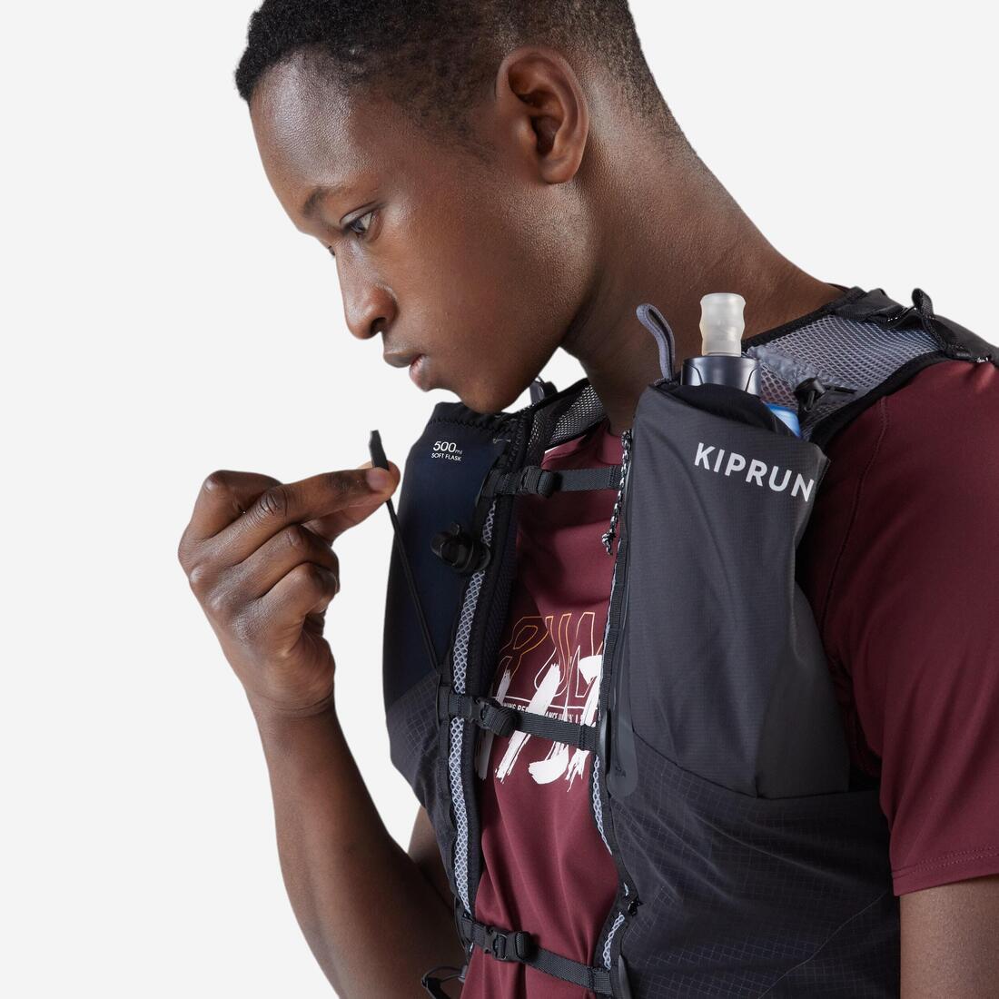Sac trail running 10l mixte - vendu avec poche à eau 1l