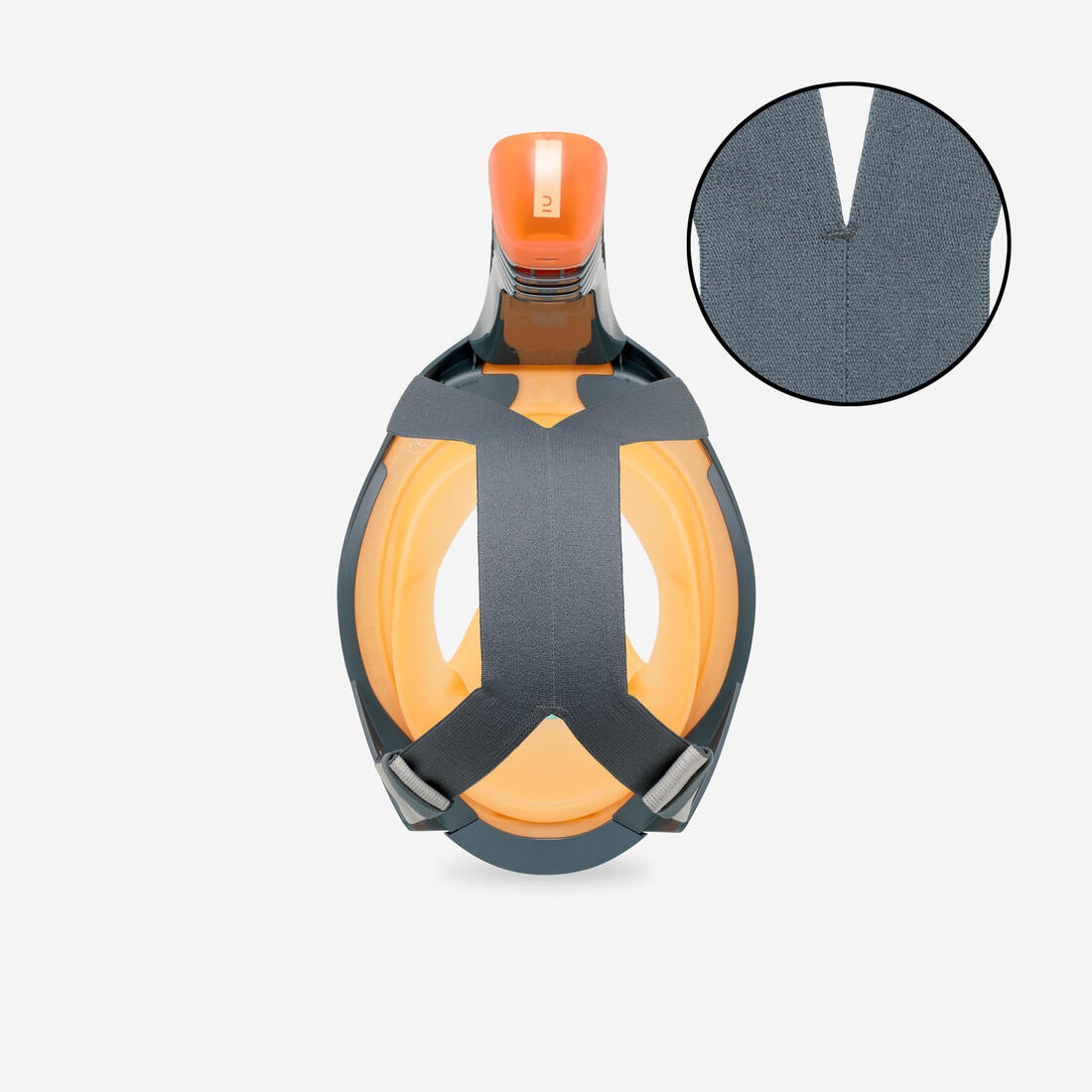 Masque snorkeling surface easybreath + avec valve acoustique > 10 ans - jungl