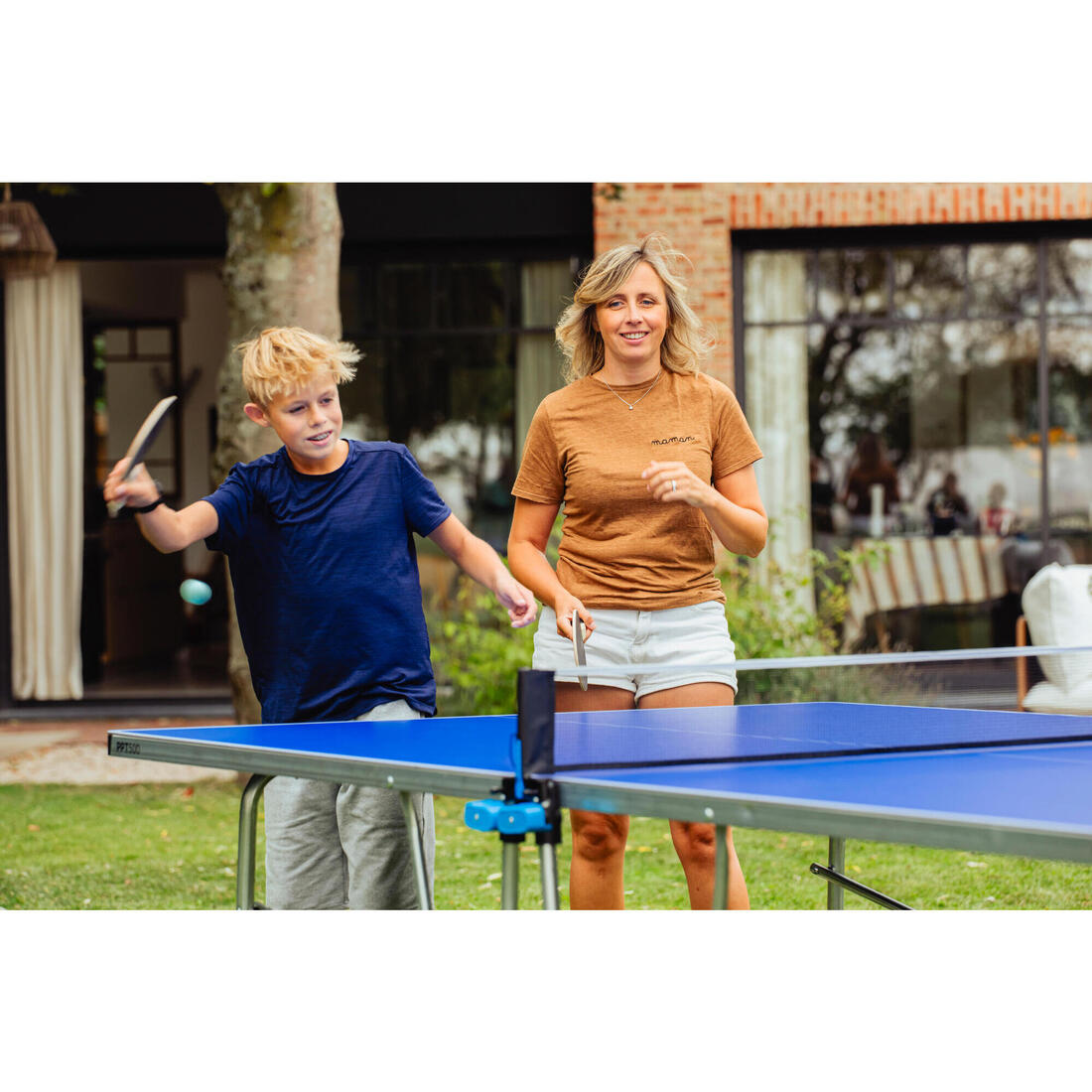 Balle de ping pong extérieure résistante au vent x6