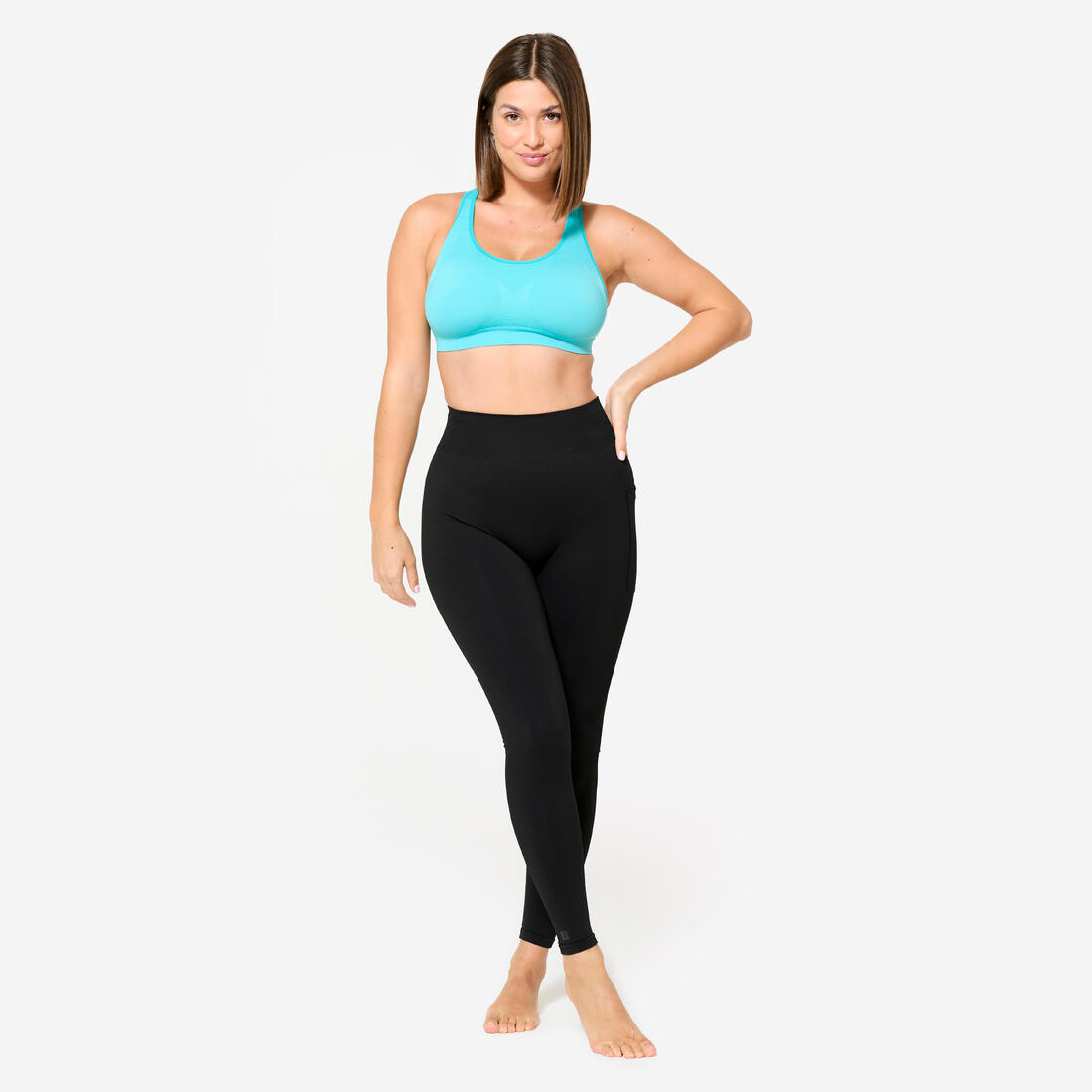Brassière sans couture dos nageur maintien modéré Femme