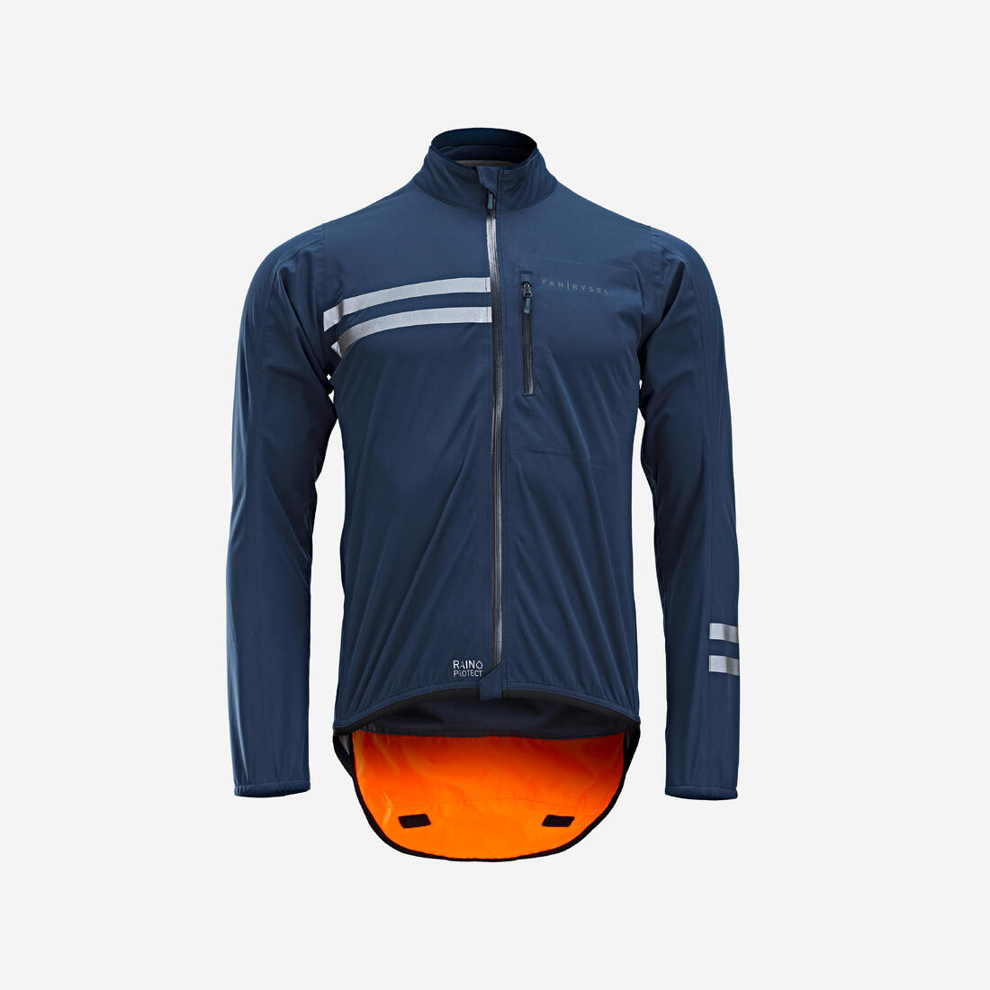 Veste vélo route manches longues coupe pluie homme - RC500 noire