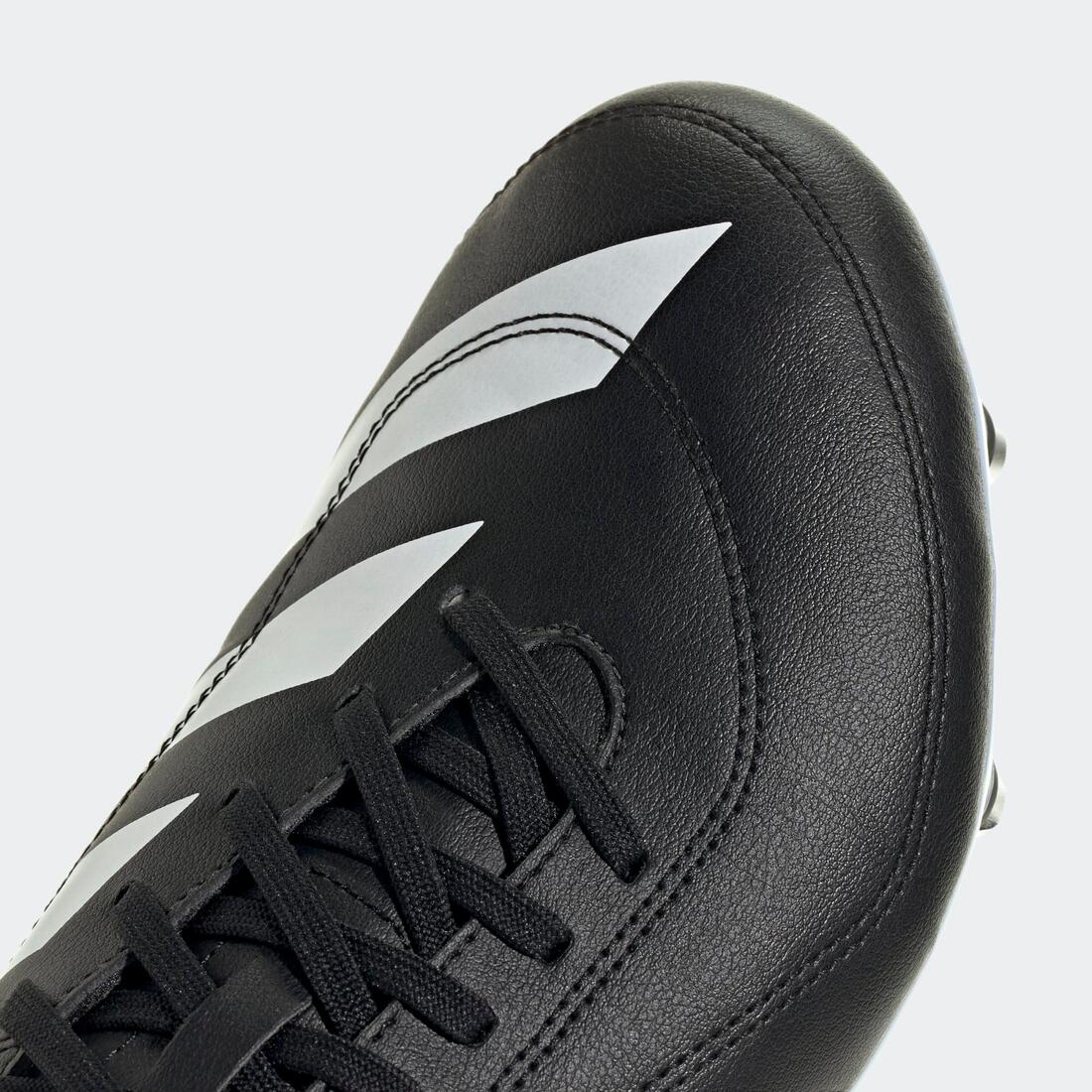 Crampons hybrides de rugby Adulte - Adidas RS15 SG Hybride noir et blanc