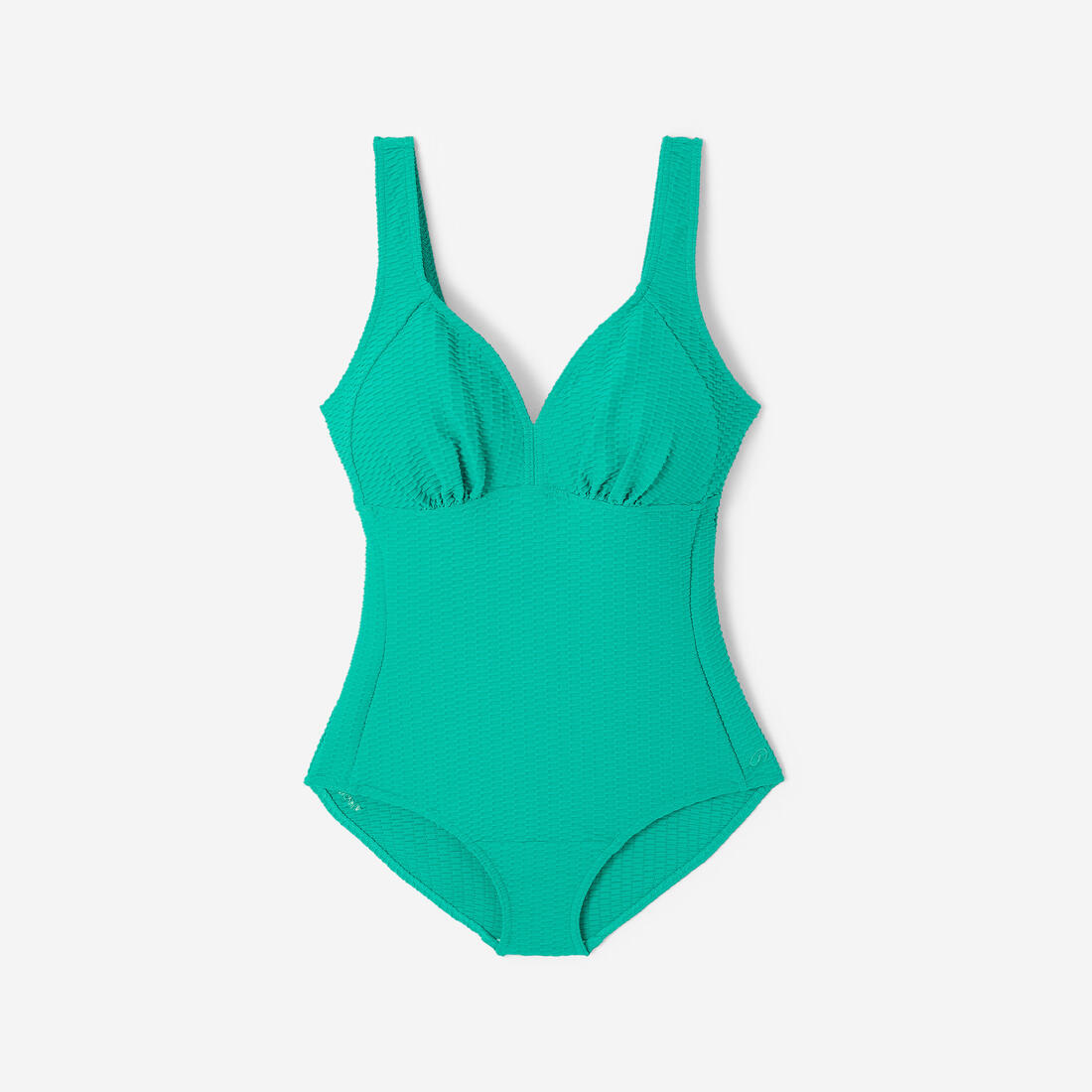 Maillot de bain 1 pièce gaufré natation loisirs / aquagym femme, Rosy
