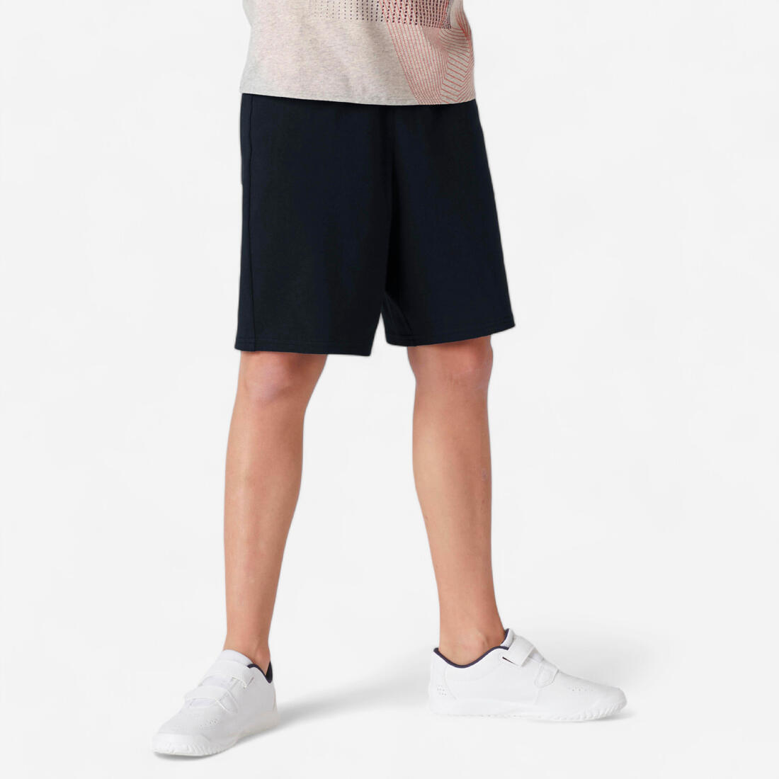 Short enfant coton - Basique marine